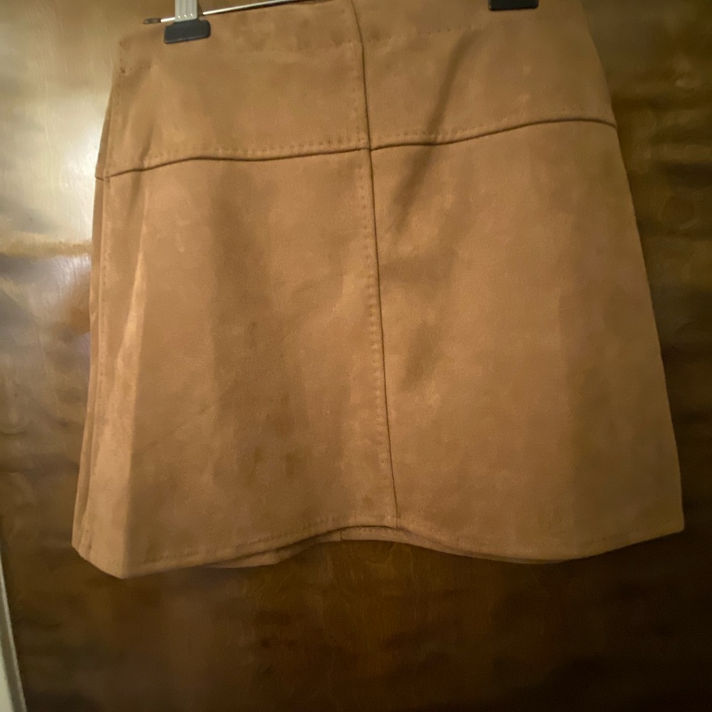 Max Studio Tan Mini Skirt